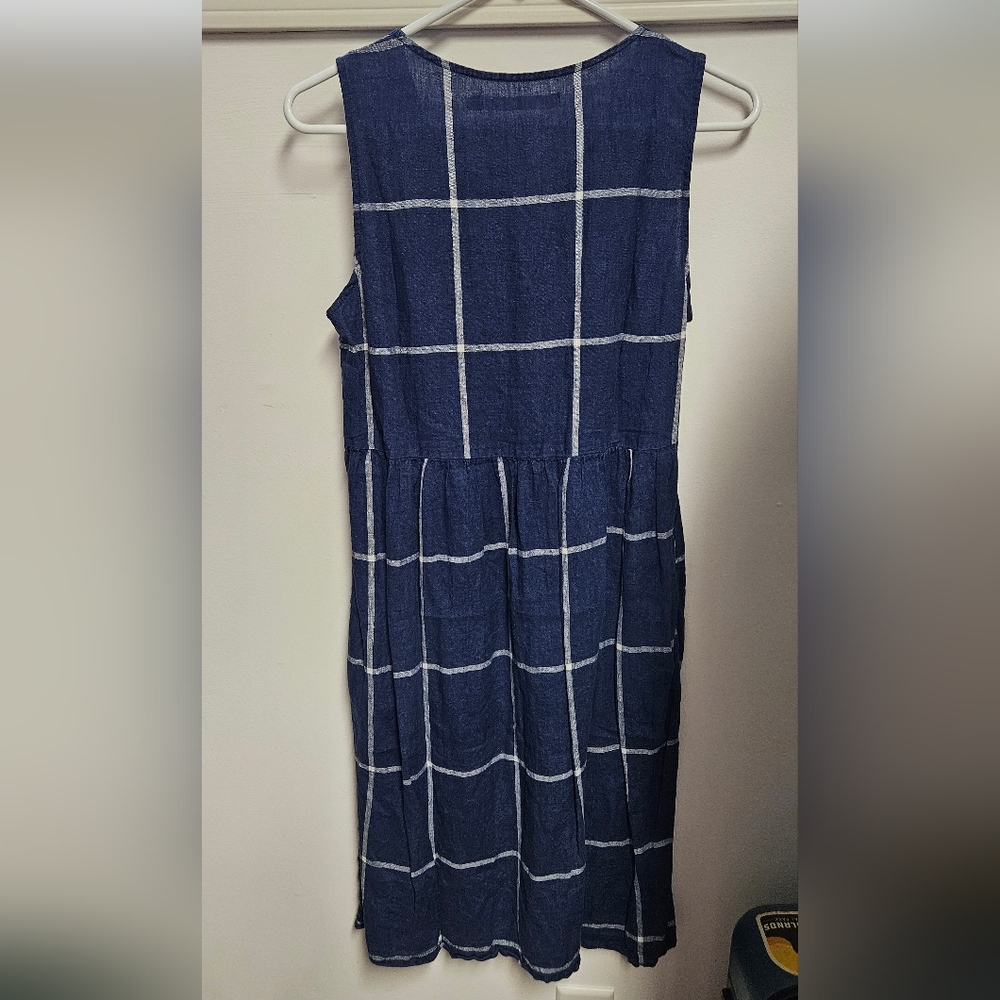 Pyne & Smith Blue Windowpane - Picture 2 of 3